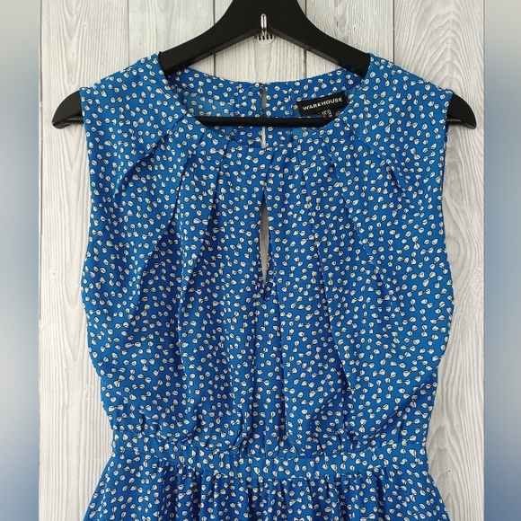 Warehouse Summer Dress Size 10 - Picture 2 of 6